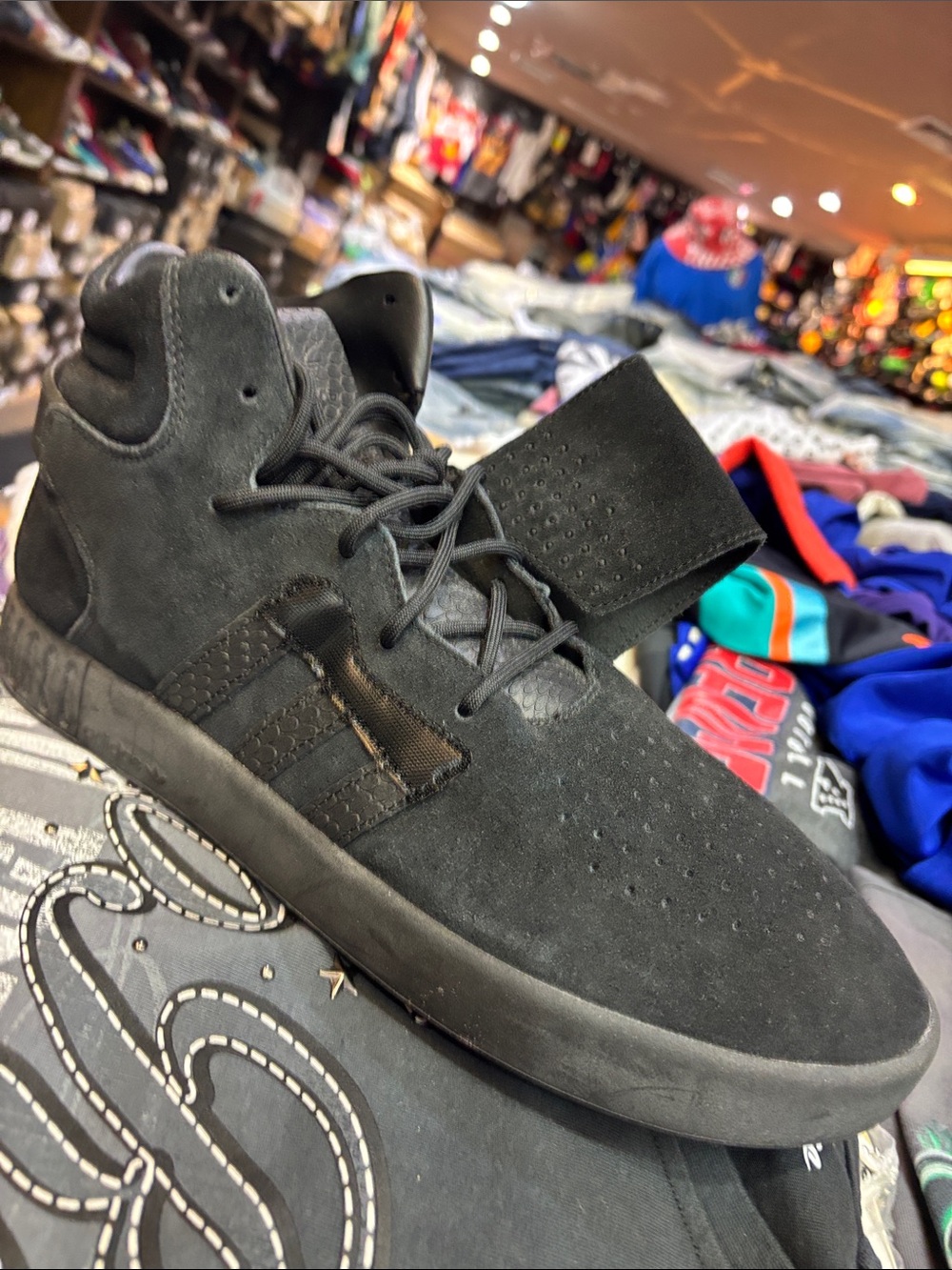 adidas NMD C1 Black Suede Black High-Top Sneakers limited only one with box